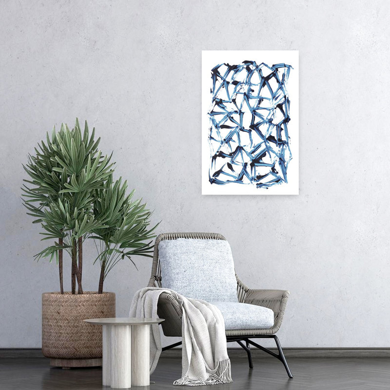 Art contemporain contemporain abstrait, H 24 po x l 16 po