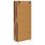  Highboard White And Black Oak 69.5 X 34 X 180 Cm-387650543