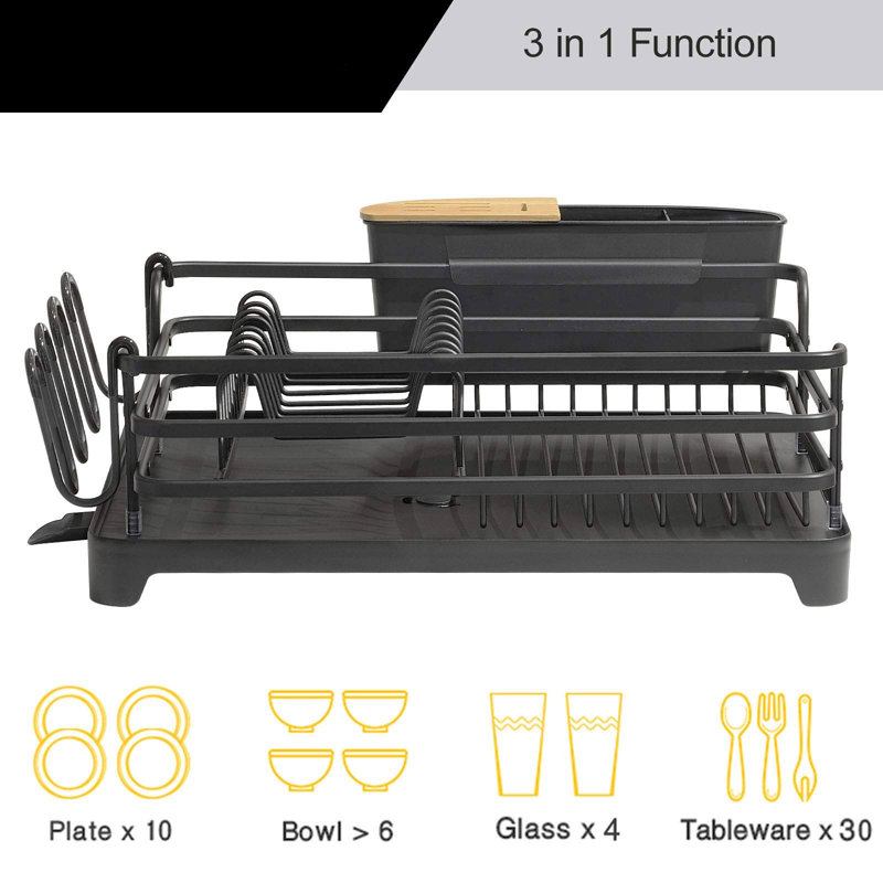 Howell Utensil Shelf, Black