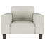 Fauteuil d'appoint capitonné Dana Greige-1762020065