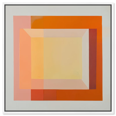 Art géométrique moderne sur toile Minimal Color Blocks II par Art Remedy