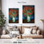 Vase Harnek avec coquelicots rouges-106964296