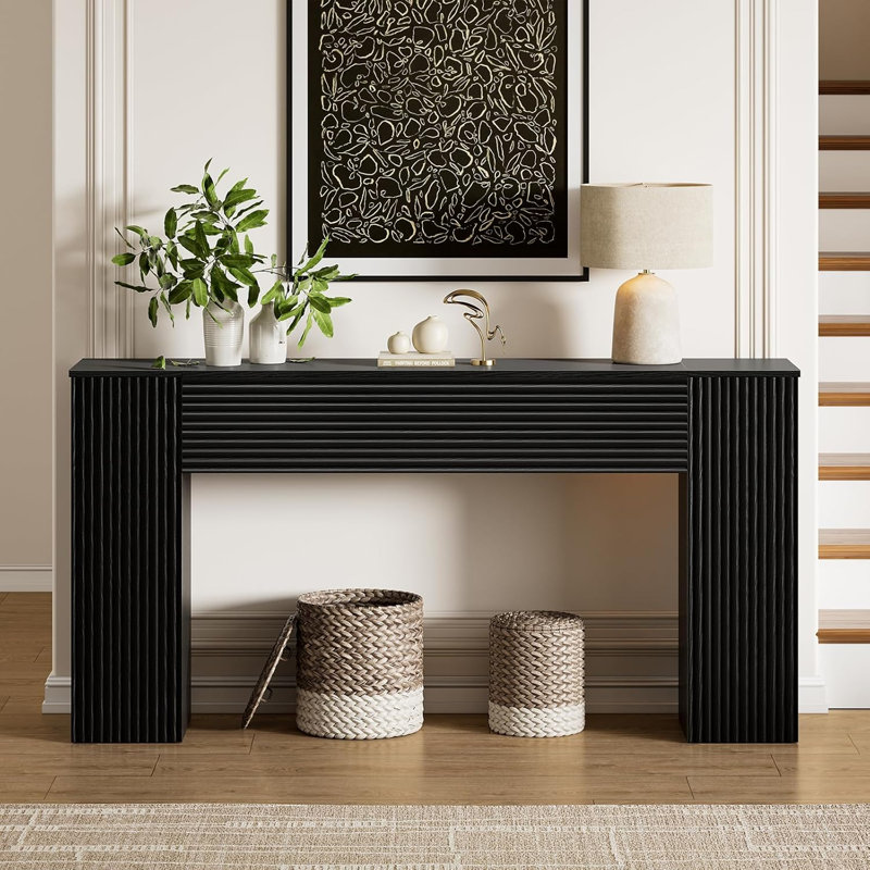 61'' Fluted Long Console Table
