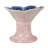 Stoneware Flower Shaped Tealight Holders In Reactive Glaze