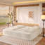 Canapé-lit modulaire en velours côtelé 80 po avec méridienne et couverture-942645748