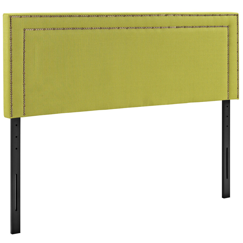 Modway Jessamine Upholstered Fabric Headboard, Azure, Queen