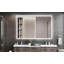 Miroir mural de salle de bain surdimensionné 60x40 pouces