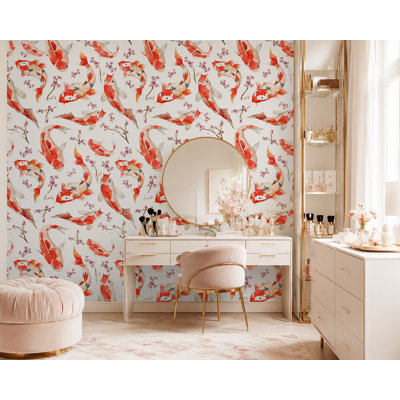 Arianis Peel & Stick Floral Roll