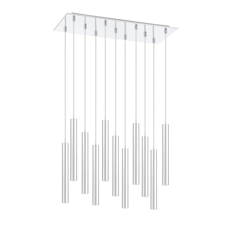 Bowning 11 - Light LED Cluster Pendant, Chrome