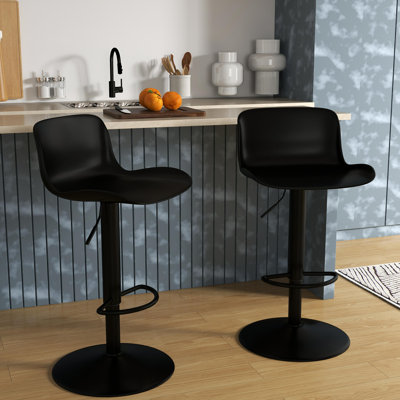 Beora Swivel Adjustable Height Bar Stool