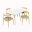 Ensemble de salle à manger 5 pièces-1893621462-1893621417