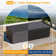 Treyshun Modular Slanted Rattan Sectional Conversation Sets With Coffee Table