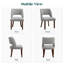 Chaise d'appoint rembourrée en bois massif-896201410