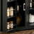 U-Shaped Sideboard With Four Doors And One Drawer For Large-Capacity Storage, Featuring Adjustable Shelves And Side Racks.-432717818