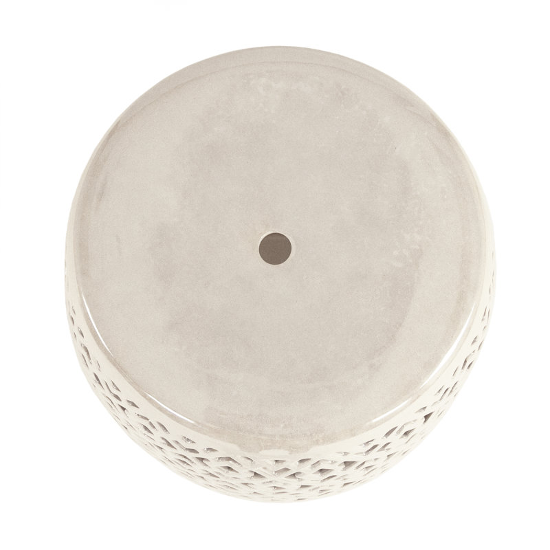 Lorin Garden Stool, Gray