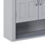 Armoire de rangement murale pour salle de bain, multifonctionnelle et fixée au mur, avec étagères réglables pour s'adapter à différents espaces de la maison.