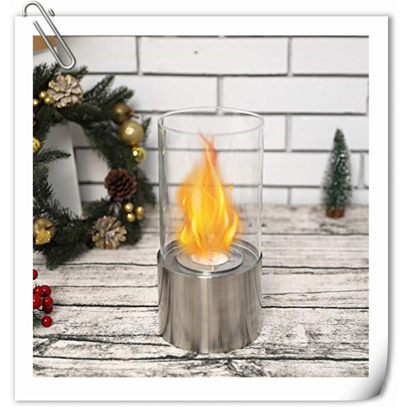 Tabletop Fire Tabletop Fireplace with Flame Guard