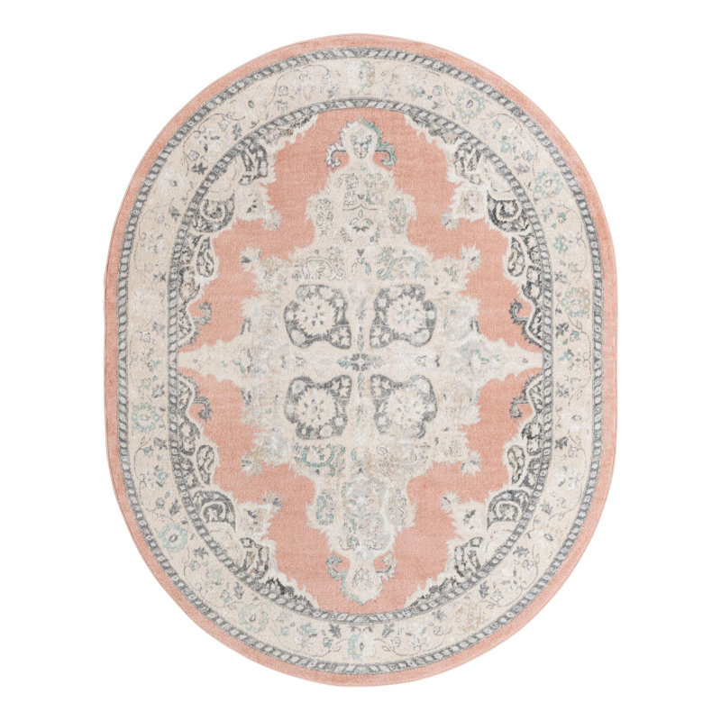 Saira Oriental Indoor Rug, Oval 7'10" x 10'