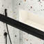 Porte de douche à dérivation, 44-48 po x 70 po, verre trempé 1/4 po, finition noire matte, avec coulissement confortable et bonne résistance aux fuites 44 à 48 po x 70 po-118139181