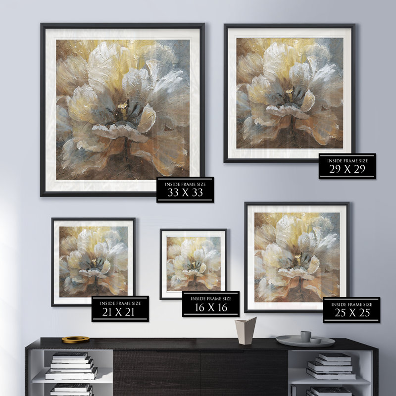" Blooming III ", 30.5" H x 30.5" W x 1.5" D