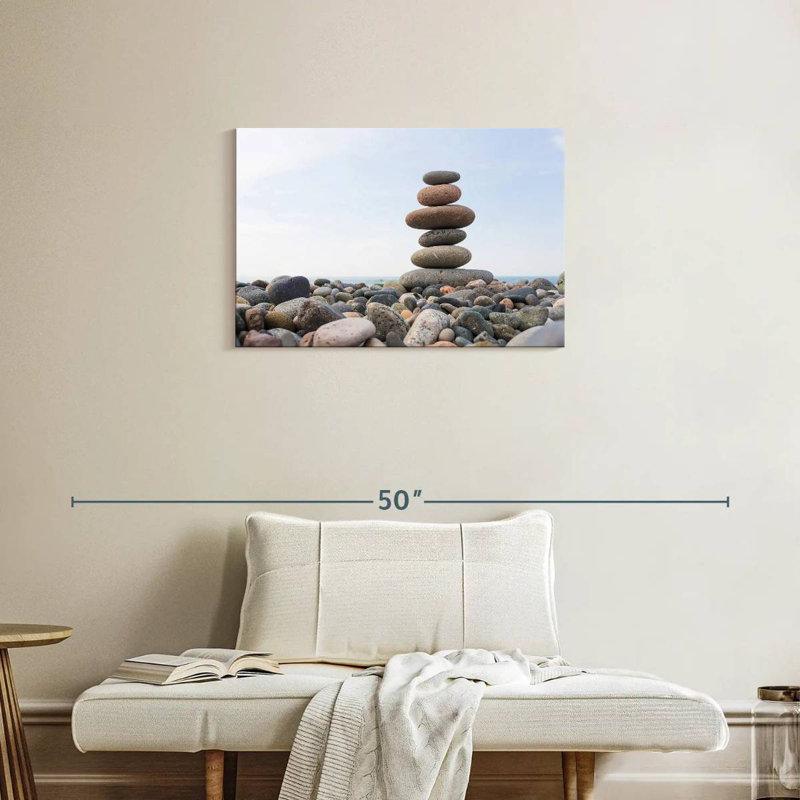 Kerrick Seaside Stone Stack, 20" H x 30" W