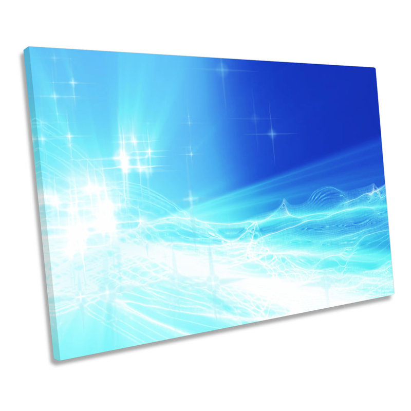 Abstract Sparkle Stars - Wrapped Canvas Art Prints, 50.8cm H x 76.2cm W x 2cm D
