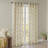 Fretwork Print Grommet Top Window Curtain Panel With Geometric Design And Light-Filtering Texture-534900627-534900631