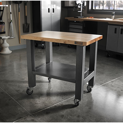 3' Wide Mobile Workstation