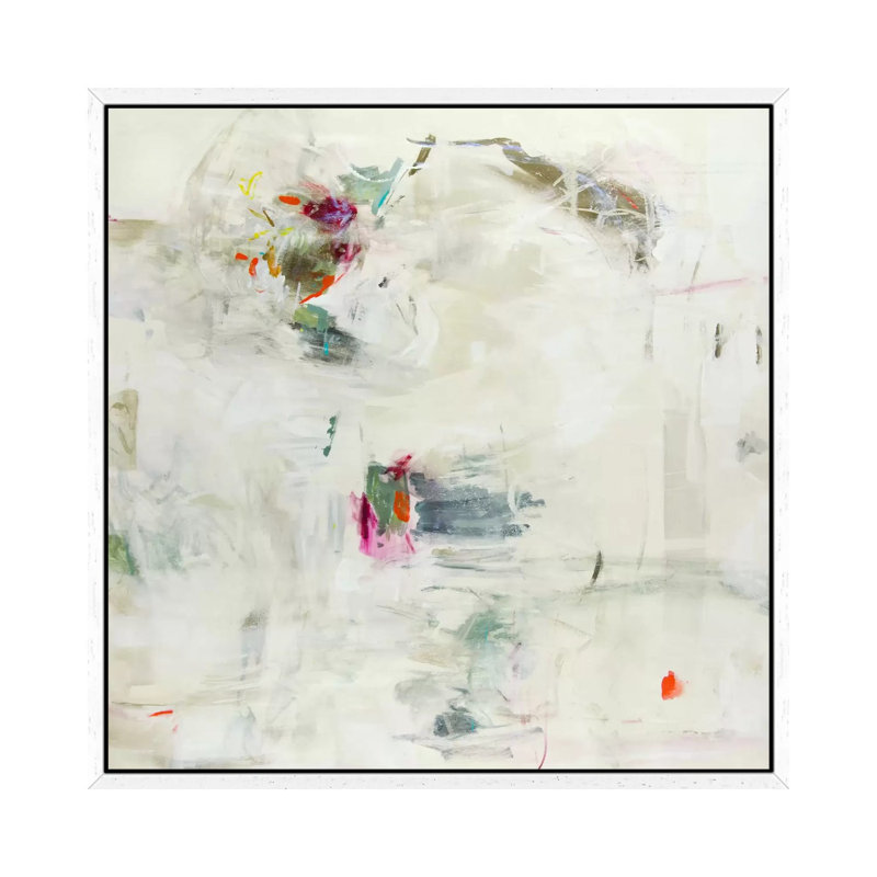 Express 1 Piece Painting on Canvas, 93.98 cm H x 93.98 cm W, White Framed Canvas