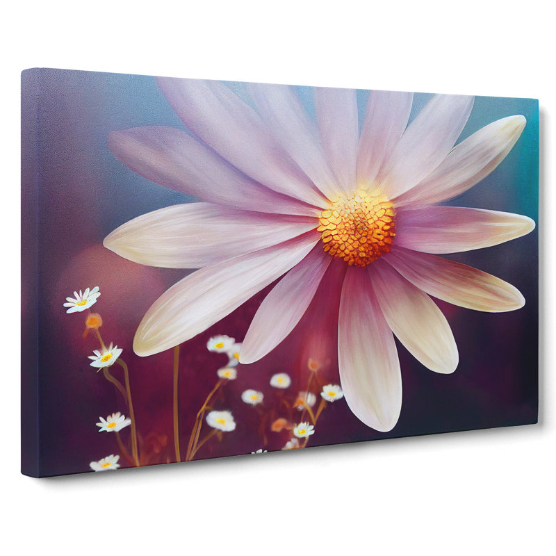Adorable Daisy Flower - Wrapped Canvas, 40cm H x 60cm W x 3cm D