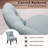 24.4 " Wide Tufted Chenille Accent Side Chair (Set of 2)-206381006