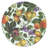 CounterArt Fruit Blossoms 13" Tempered Glass Lazy Susan Turntable