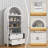 70.9" H Arched Display Cabinet-1215480806