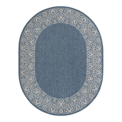 Tapis intérieur / extérieur bleu Lamere