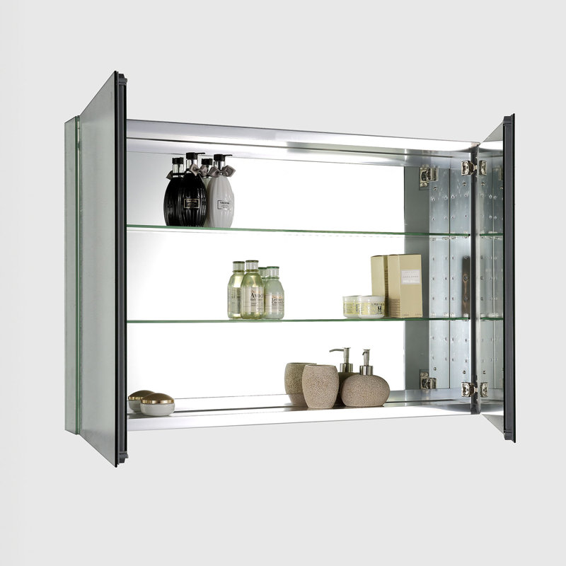 Armoire à pharmacie à fixation en surface 36 po x 26 po avec 2 tablettes réglables Badis