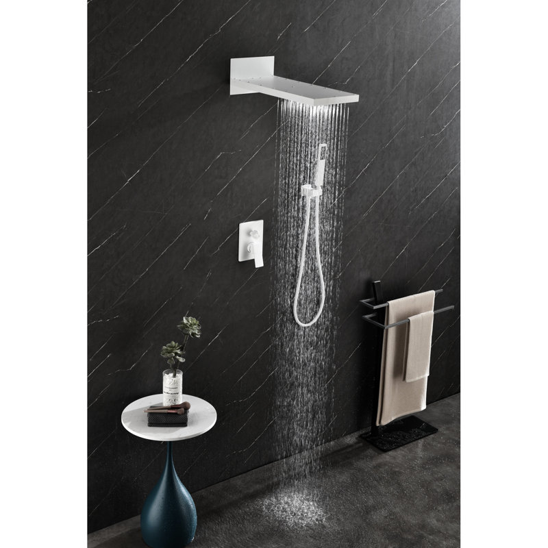 Robinet de douche en laiton blanc