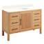 48" Ayanna Single Bathroom Vanity Set with Oval Undermount Sink-77159727-77159726