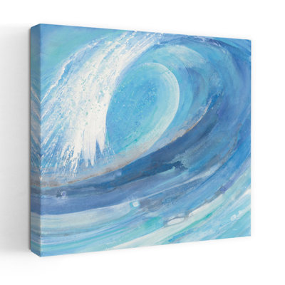 Surfs Up Abstract Coastal Ocean Art