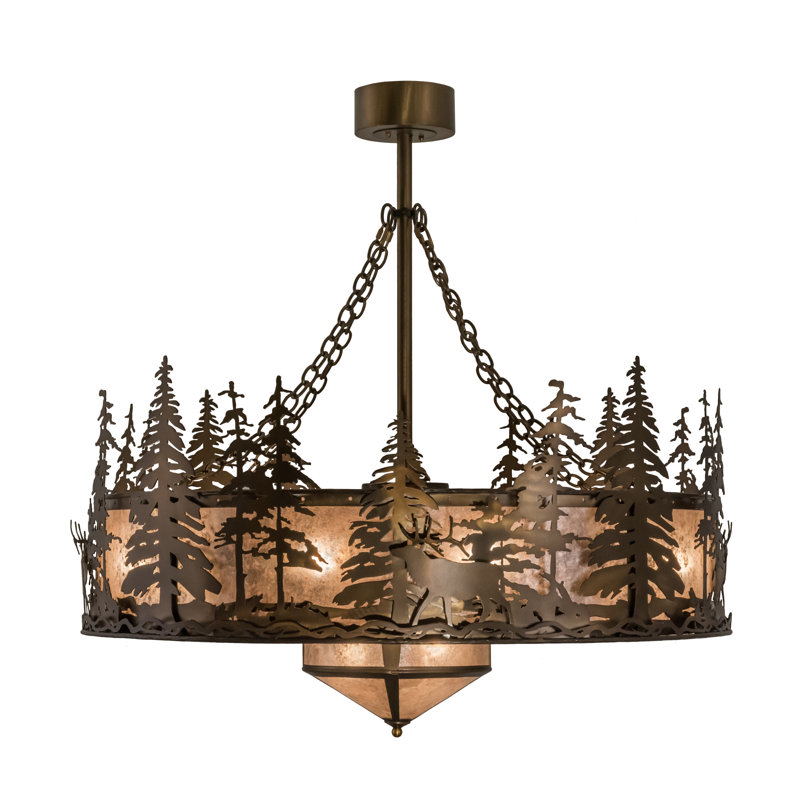 Manville 11 - Light Glass Chandelier