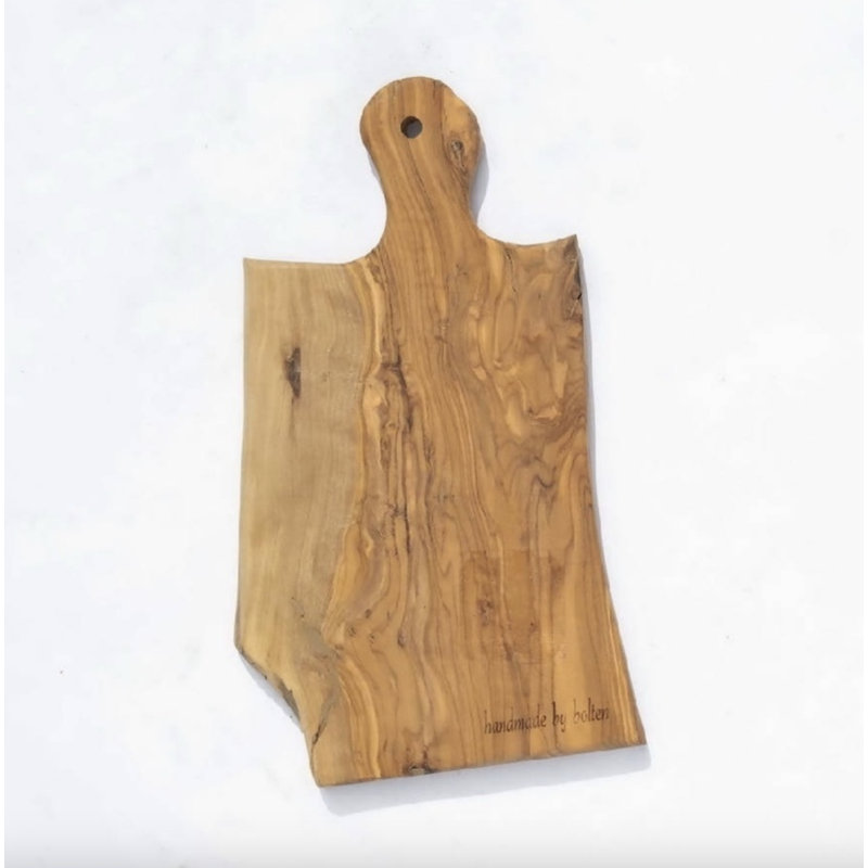 Planche à découper en bois d'olivier, 22 po x 7 po