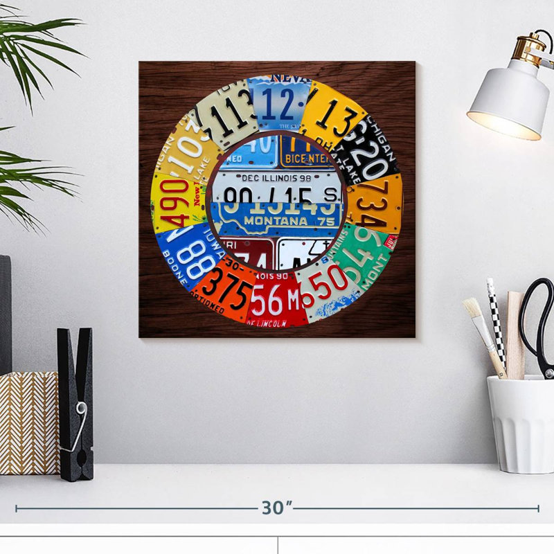 Kerner Clock Square, 16" H x 16" W