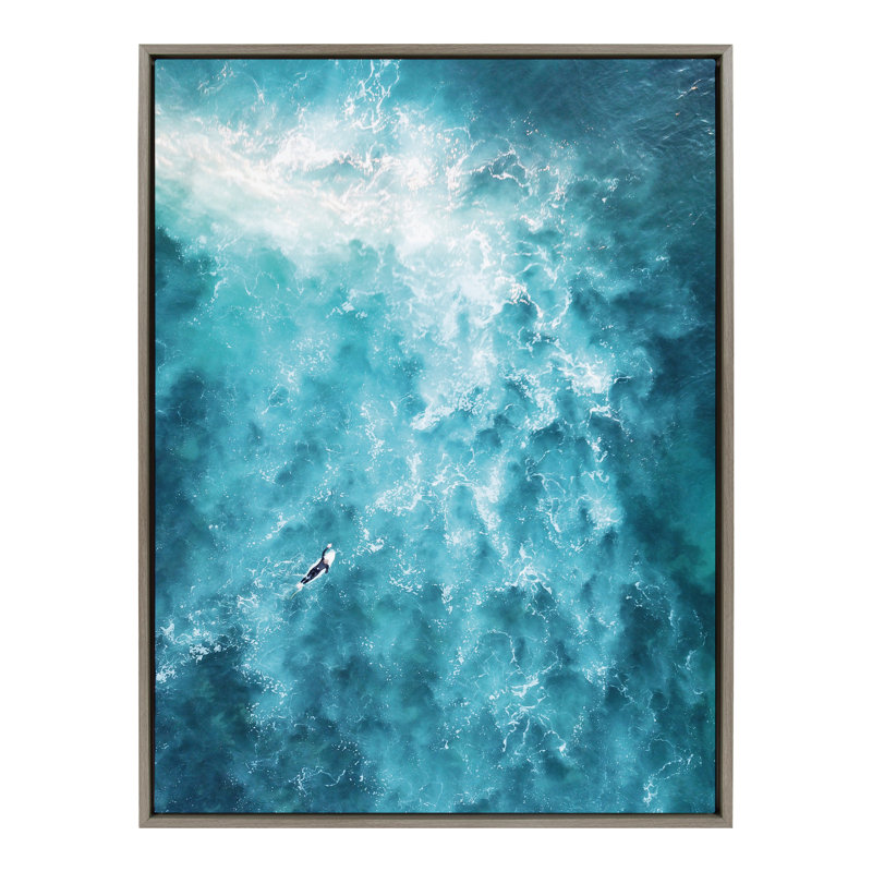 «La Jolla 7» par Rachel Bolgov, reproduction d'art sur toile encadrée, H 38 po x l 28 po