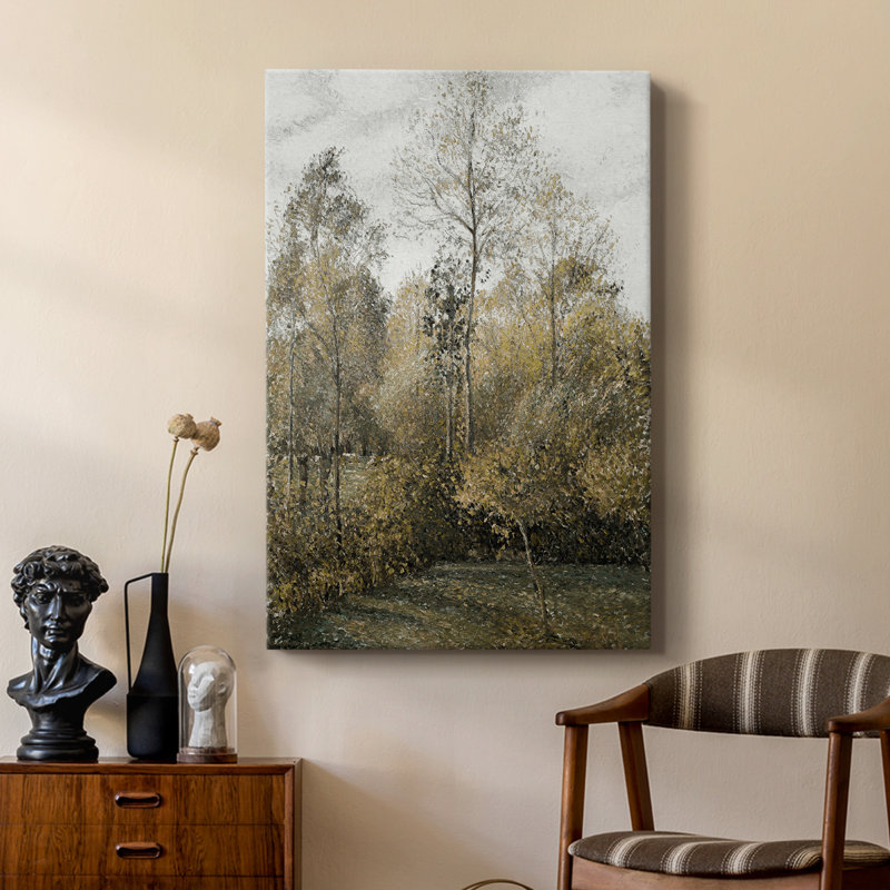 Paysage rétro CCXL - galerie Cavas sur mesure, H 18 po x l 12 po