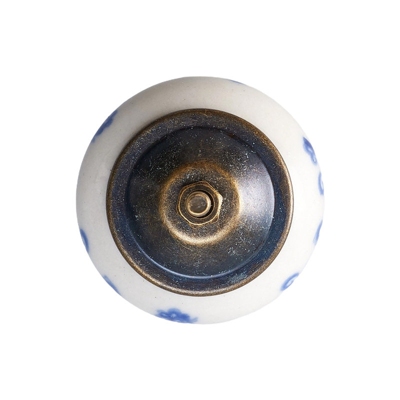 6Pcs Ceramic Furniture Knobs Pull Handles