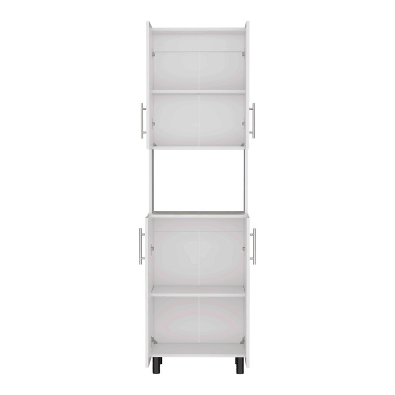 Garde-manger, 4 portes, 4 tablettes