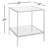 Kayce Glass End Table with Storage-91208823
