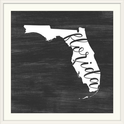 «Home State Typographie Florida», impression graphique
