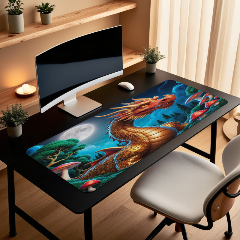 Polyester Desk Pad, 31.5x15.5