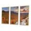 Endless Forêts in Fall Panorama - Ensemble de 3 reproductions sur toile-1326600691-1326600695