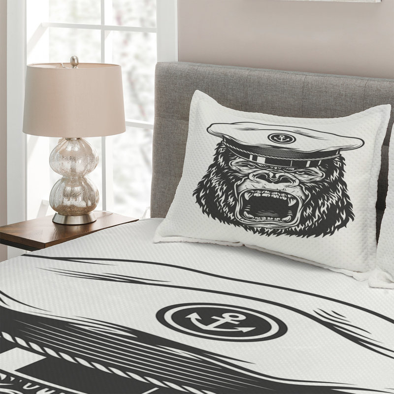 Coastal Polyester Coverlet